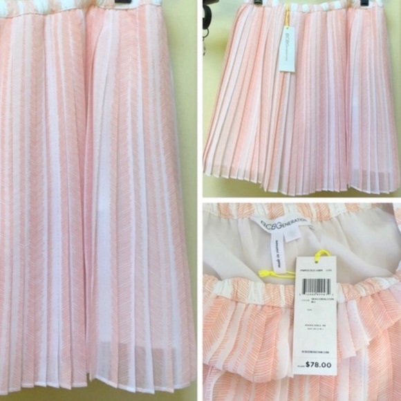 BCBGeneration Pleated Chiffon Mini Skirt - Picture 3 of 3